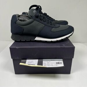 PRADA Nylon Matchrace Sneakers - 4E2942 - Navy Blue Gren - US 7